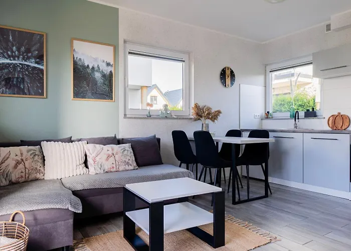 Деревянный коттедж Lesne Zacisze - Z Sauna I Basenem